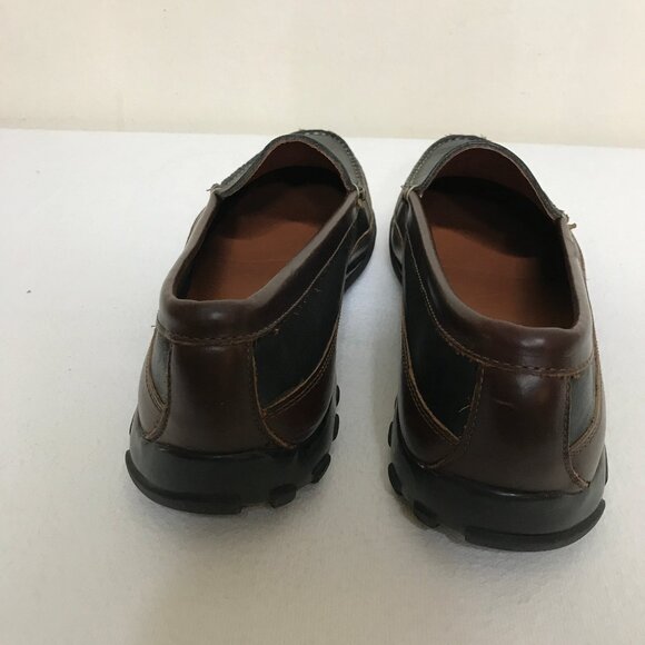 Allen Edmonds Men Size 13 D Boulder Venetian Driving Two Tone Leather Loafer - Picture 4 of 15